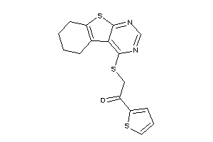 2-(5,6,7,8-tetrahydrobenzothiopheno[2,3-d]pyrimidin-4-ylthio)-1-(2-thienyl)ethanone