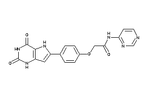 2-[4-(2,4-diketo-1,5-dihydropyrrolo[3,2-d]pyrimidin-6-yl)phenoxy]-N-(4-pyrimidyl)acetamide