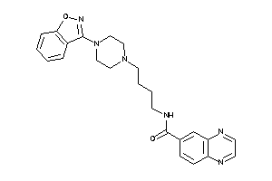 N-[4-(4-indoxazen-3-ylpiperazino)butyl]quinoxaline-6-carboxamide