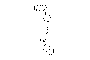 N-[4-(4-indoxazen-3-ylpiperazino)butyl]-piperonylamide