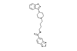 N-[4-(4-indoxazen-3-ylpiperazino)butyl]benzofurazan-5-carboxamide