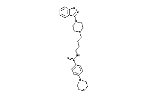 N-[4-(4-indoxazen-3-ylpiperazino)butyl]-4-morpholino-benzamide