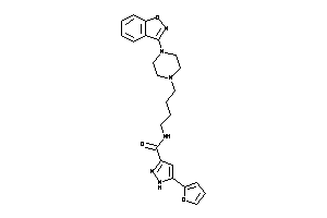 5-(2-furyl)-N-[4-(4-indoxazen-3-ylpiperazino)butyl]-1H-pyrazole-3-carboxamide