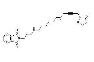 2-[3-[6-[4-(3-ketoisoxazolidin-2-yl)but-2-ynylamino]hexylamino]propyl]isoindoline-1,3-quinone