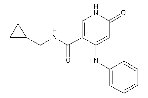 4-anilino-N-(cyclopropylmethyl)-6-keto-1H-pyridine-3-carboxamide