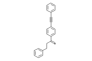 3-phenyl-1-[4-(2-phenylethynyl)phenyl]propan-1-one