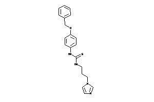 Image of 1-(4-benzoxyphenyl)-3-(3-imidazol-1-ylpropyl)thiourea