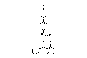 Image of 2-(2-benzoylphenoxy)-N-[4-(1-keto-1,4-thiazinan-4-yl)phenyl]acetamide