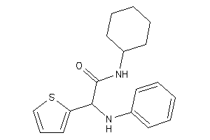 2-anilino-N-cyclohexyl-2-(2-thienyl)acetamide