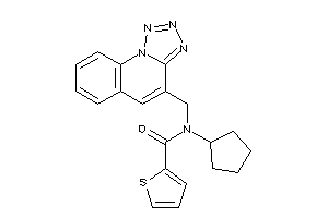 N-cyclopentyl-N-(tetrazolo[1,5-a]quinolin-4-ylmethyl)thiophene-2-carboxamide