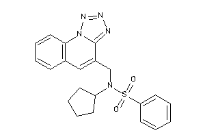 N-cyclopentyl-N-(tetrazolo[1,5-a]quinolin-4-ylmethyl)benzenesulfonamide