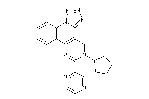 N-cyclopentyl-N-(tetrazolo[1,5-a]quinolin-4-ylmethyl)pyrazinamide