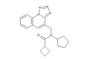 N-cyclopentyl-N-(tetrazolo[1,5-a]quinolin-4-ylmethyl)cyclobutanecarboxamide