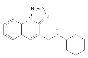 Cyclohexyl(tetrazolo[1,5-a]quinolin-4-ylmethyl)amine