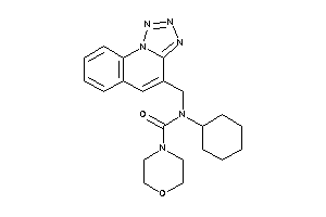 N-cyclohexyl-N-(tetrazolo[1,5-a]quinolin-4-ylmethyl)morpholine-4-carboxamide