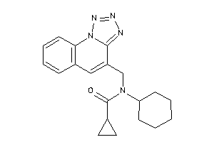 N-cyclohexyl-N-(tetrazolo[1,5-a]quinolin-4-ylmethyl)cyclopropanecarboxamide