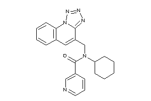 N-cyclohexyl-N-(tetrazolo[1,5-a]quinolin-4-ylmethyl)nicotinamide