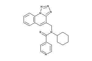 N-cyclohexyl-N-(tetrazolo[1,5-a]quinolin-4-ylmethyl)isonicotinamide