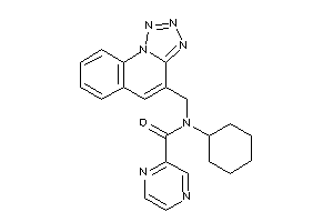 N-cyclohexyl-N-(tetrazolo[1,5-a]quinolin-4-ylmethyl)pyrazinamide