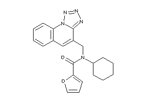 N-cyclohexyl-N-(tetrazolo[1,5-a]quinolin-4-ylmethyl)-2-furamide