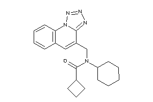 N-cyclohexyl-N-(tetrazolo[1,5-a]quinolin-4-ylmethyl)cyclobutanecarboxamide