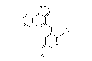 N-benzyl-N-(tetrazolo[1,5-a]quinolin-4-ylmethyl)cyclopropanecarboxamide