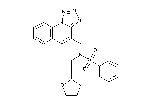 N-(tetrahydrofurfuryl)-N-(tetrazolo[1,5-a]quinolin-4-ylmethyl)benzenesulfonamide