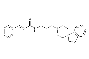 3-phenyl-N-(3-spiro[indane-1,4'-piperidine]-1'-ylpropyl)acrylamide