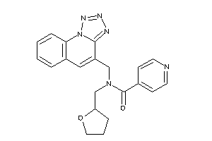 N-(tetrahydrofurfuryl)-N-(tetrazolo[1,5-a]quinolin-4-ylmethyl)isonicotinamide