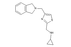 Cyclopropyl-[[4-(isoindolin-2-ylmethyl)thiazol-2-yl]methyl]amine