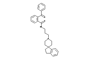 2-benzoyl-N-(3-spiro[indane-1,4'-piperidine]-1'-ylpropyl)benzamide