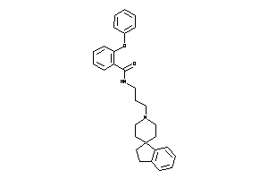 2-phenoxy-N-(3-spiro[indane-1,4'-piperidine]-1'-ylpropyl)benzamide