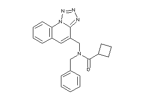 N-benzyl-N-(tetrazolo[1,5-a]quinolin-4-ylmethyl)cyclobutanecarboxamide