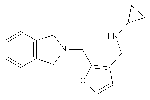 Cyclopropyl-[[2-(isoindolin-2-ylmethyl)-3-furyl]methyl]amine