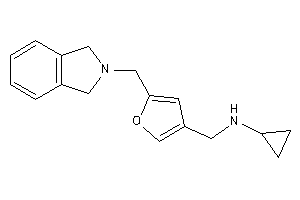 Cyclopropyl-[[5-(isoindolin-2-ylmethyl)-3-furyl]methyl]amine