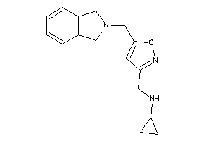 Cyclopropyl-[[5-(isoindolin-2-ylmethyl)isoxazol-3-yl]methyl]amine