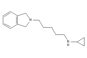 Cyclopropyl(5-isoindolin-2-ylpentyl)amine