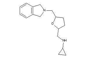 Cyclopropyl-[[5-(isoindolin-2-ylmethyl)tetrahydrofuran-2-yl]methyl]amine