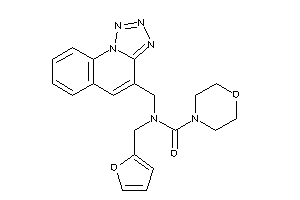 N-(2-furfuryl)-N-(tetrazolo[1,5-a]quinolin-4-ylmethyl)morpholine-4-carboxamide