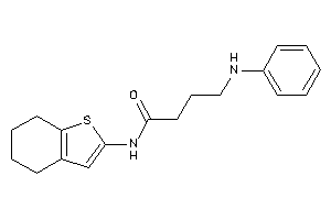 4-anilino-N-(4,5,6,7-tetrahydrobenzothiophen-2-yl)butyramide