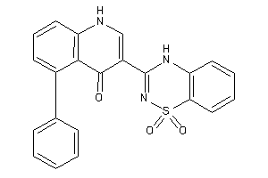 3-(1,1-diketo-4H-benzo[e][1,2,4]thiadiazin-3-yl)-5-phenyl-4-quinolone