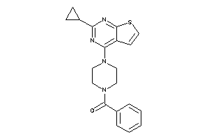 Image of [4-(2-cyclopropylthieno[2,3-d]pyrimidin-4-yl)piperazino]-phenyl-methanone