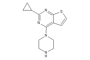 2-cyclopropyl-4-piperazino-thieno[2,3-d]pyrimidine