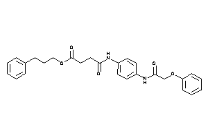 4-keto-4-[4-[(2-phenoxyacetyl)amino]anilino]butyric Acid 3-phenylpropyl Ester