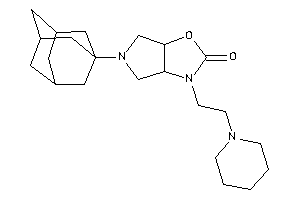 5-(1-adamantyl)-3-(2-piperidinoethyl)-3a,4,6,6a-tetrahydropyrrolo[3,4-d]oxazol-2-one