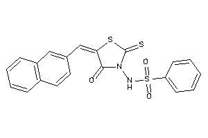 N-[4-keto-5-(2-naphthylmethylene)-2-thioxo-thiazolidin-3-yl]benzenesulfonamide