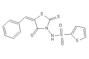 N-(5-benzal-4-keto-2-thioxo-thiazolidin-3-yl)thiophene-2-sulfonamide