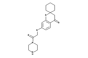 Image of 7-(2-keto-2-piperazino-ethoxy)spiro[chroman-2,1'-cyclohexane]-4-one