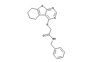 N-benzyl-2-(5,6,7,8-tetrahydrobenzothiopheno[2,3-d]pyrimidin-4-ylthio)acetamide