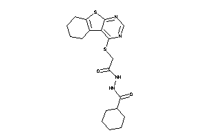 N'-[2-(5,6,7,8-tetrahydrobenzothiopheno[2,3-d]pyrimidin-4-ylthio)acetyl]cyclohexanecarbohydrazide